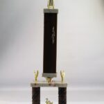 A picture of a bloody trophy.