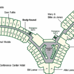 a picture of a floorplan layout from the top view.