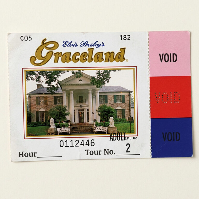 a picture of an illustration of Graceland stub.