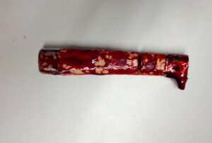 A picture of a knife handle.