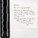 A picture of a note directed towards someone named Zeke.