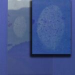 a picture of white fingerprints evidence.