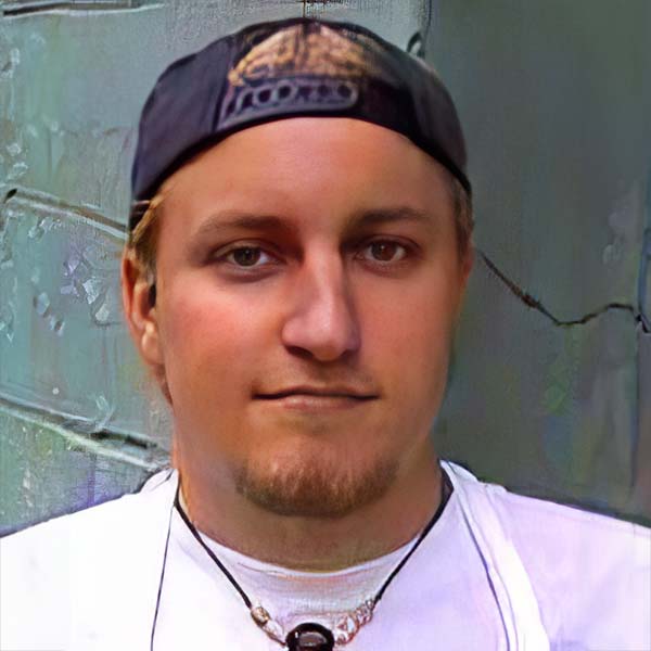 Man with blond hair and a goatee